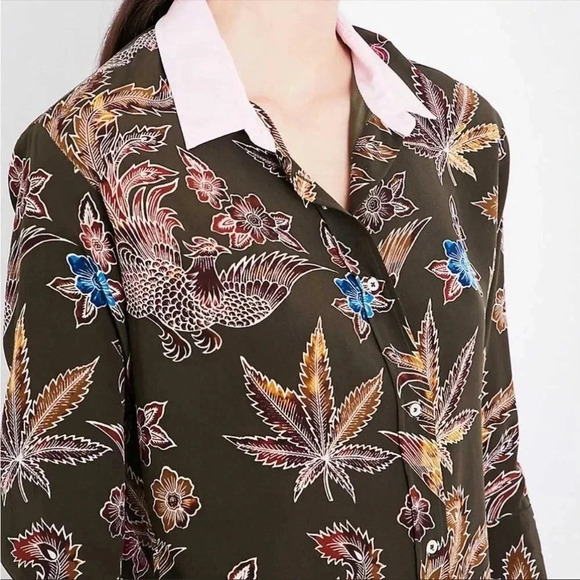 Sandro Paris silk blouse size 3 - Picture 2 of 11